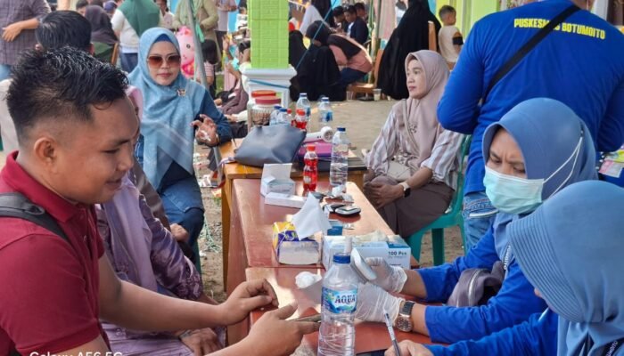 Rekam Jejak Tak Terbantahkan, Puskesmas Botumoito Gelar Cek Kesehatan Gratis di Tengah Perayaan Lebaran Ketupat