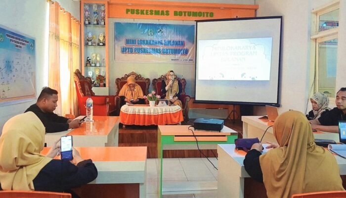 Ini Gebrakan  UPTD Puskesmas Botumoito di Balik Minlok Bulanan