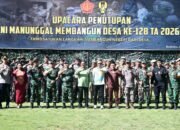 Program TNI Manunggal Membangun Desa di Hutamonu Tuntas, Wabup Boalemo Apresiasi Kebersamaan Warga