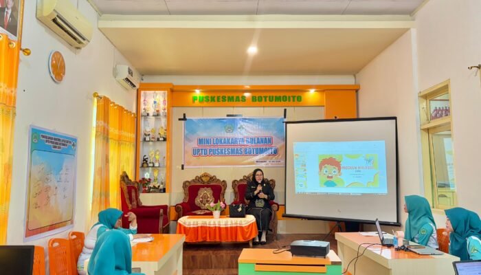 Tingkatkan Mutu Layanan, Puskesmas Botumoito Gelar Mini Lokakarya Lintas Program