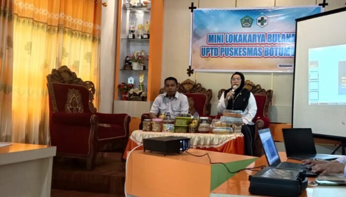 Kepala UPTD Puskesmas Botumoito Tegaskan Seluruh Program Harus Terukur, Transparan dan Tepat Sasaran