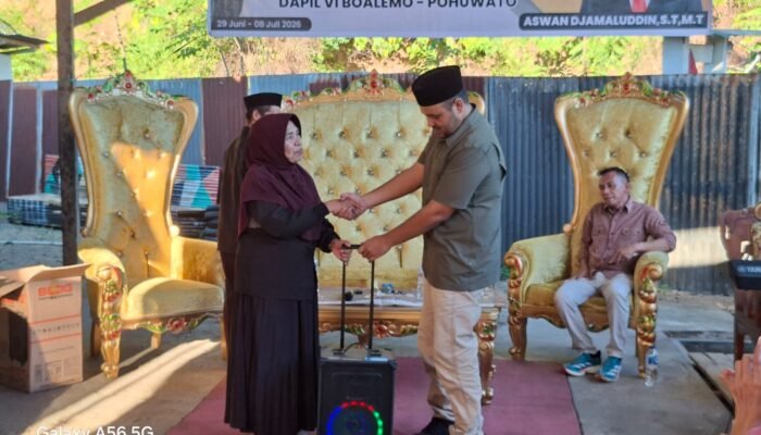 Baru Diucapkan, Langsung Diwujudkan: Permintaan Sound System Diserahkan di Tempat pada Reses di Desa Lahumbo