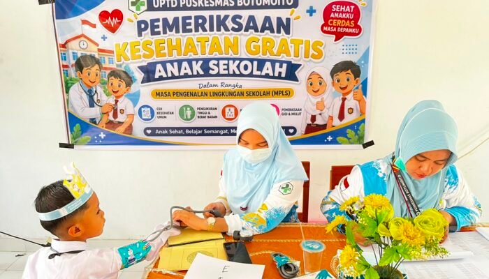 CKG UPTD Puskesmas Botumoito Warnai MPLS di SDN 05 Botumoito