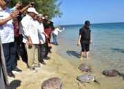 Bupati dan Wakil Bupati Boalemo Sambut Kunjungan Jaksa Agung Muda Intelijen di Pantai Bolihutuo