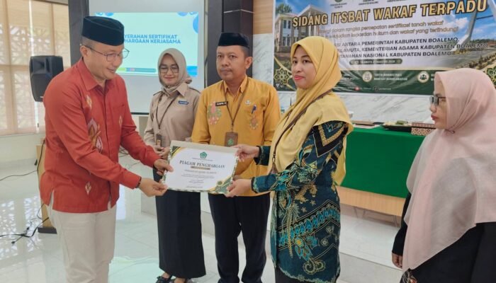 Wabup Lahmuddin Hambali Buka Sidang Itsbat Wakaf Terpadu di Boalemo
