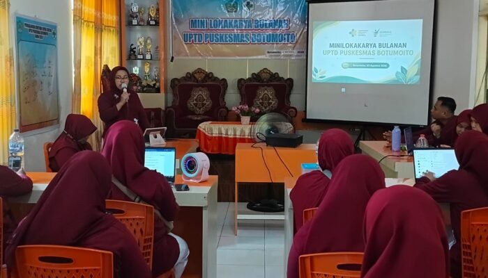 Mini Lokakarya Agustus, UPTD Puskesmas Botumoito Perkuat Layanan Kesehatan melalui ILP Berbasis Klaster