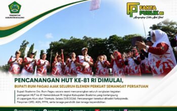 Pencanangan HUT ke-81 RI Dimulai, Bupati Rum Pagau Ajak Seluruh Elemen Perkuat Semangat Persatuan