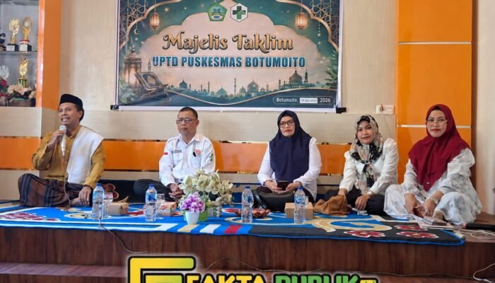 Momen Penuh Makna di Puskesmas Botumoito, Kadinkes dan Direktur RSCG Boalemo Hadir dalam Majelis Taklim